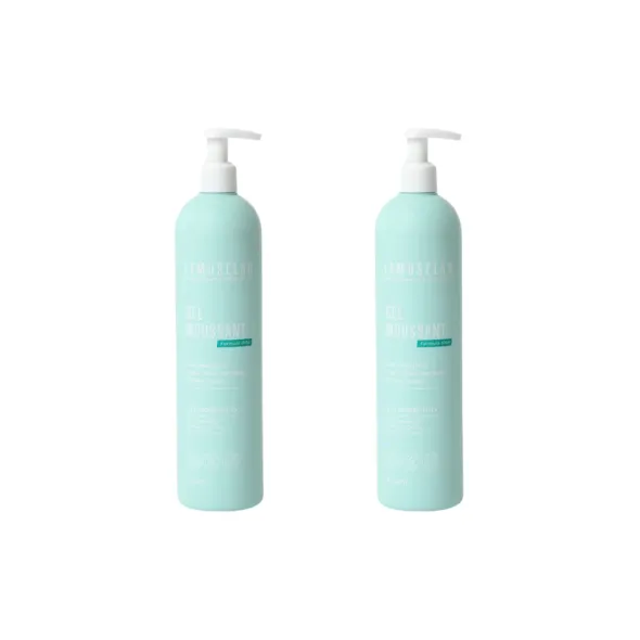 LAMUSELAB GEL MOUSSANT DETERGENTE VISO E CORPO 500 ML Pack X2