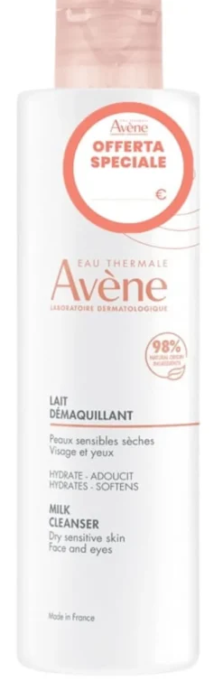 Latte Detergente Avène pelle sensibile e secca, 200ml