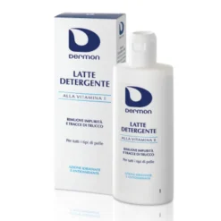 Latte Detergente Dermon viso e collo con Vitamina E, 200ml