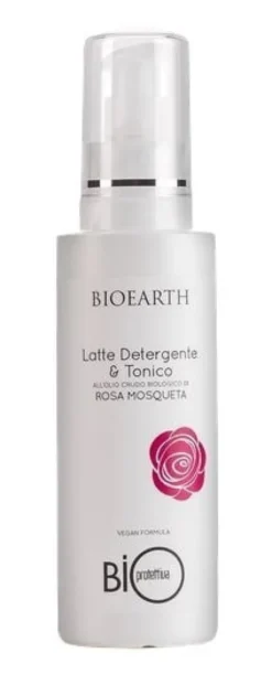 Latte Detergente 2in1 Bioearth Rosa Mosqueta viso