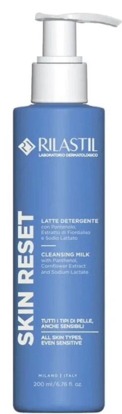 Latte Detergente Rilastil Skin Reset viso e occhi, 200ml