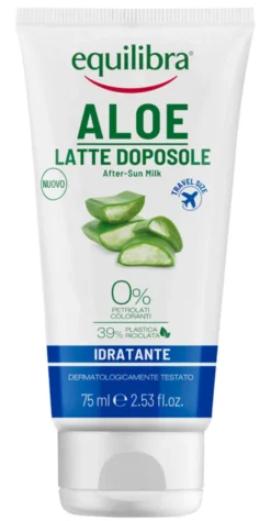 Latte Doposole Equilibra Aloe Vera 40%, minitaglia