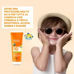 Latte Solare Avène SPF50+ per bambini, viso e corpo, 250ml