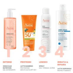 Latte Solare Avène SPF50+ per bambini, viso e corpo, 250ml