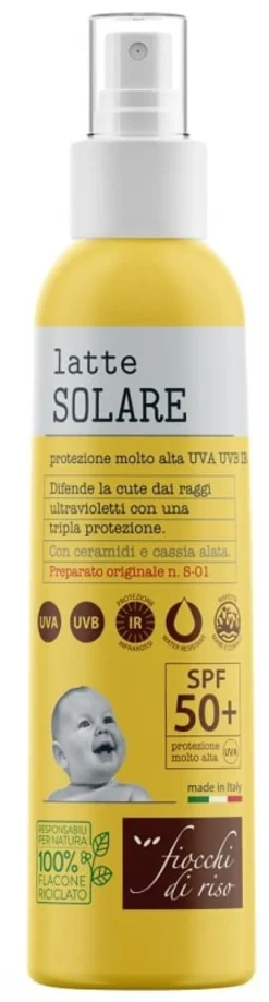 Latte Solare FDR Fiocchi di Riso SPF 50+, 140ml