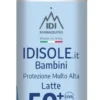 Latte Solare Idisole-IT SPF50+ Bambini, protezione alta
