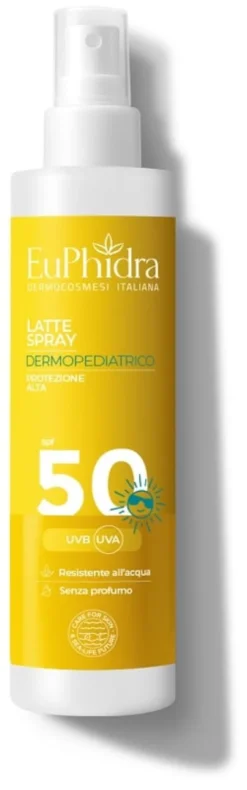 Latte Spray Dermopediatrico Euphidra SPF, 50ml