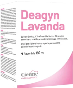 Lavanda vaginale Deagyn con acido ialuronico, 4 flaconi