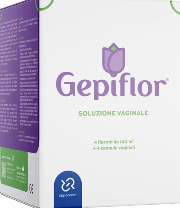 Lavanda Vaginale Gepiflor soluzione, 4 flaconi