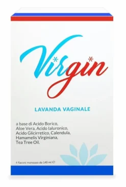 Lavanda Vaginale Virgin, protettiva e lubrificante, 4x140ml
