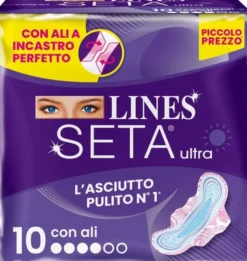 LINES SETA ULTRA ASSORBENTI ALI DWCT 10 PEZZI