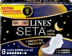 LINES SETA ULTRA ASSORBENTI EXTRA DWCT 8 PEZZI