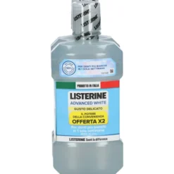 LISTERINE ADVANCED WHITE GUSTO DELICATO BUNDLE 2 X 500 ML
