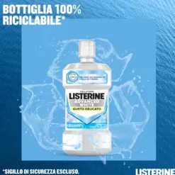 LISTERINE ADVANCED WHITE GUSTO DELICATO 500 ML