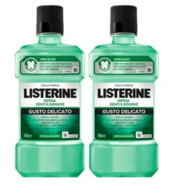 LISTERINE DENTI & GENGIVE GUSTO DELICATO 2 X 500 ML