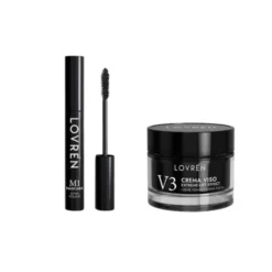 LOVREN MINI-SIZE BOX BLACKM1 MASCARA MINI + V3 CREMA VISO MINI