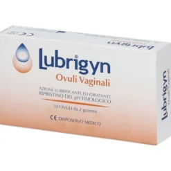Lubrigyn ovuli vaginali idratanti e lubrificanti, 10 pz