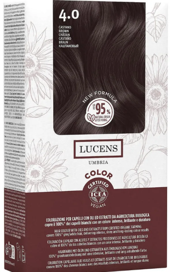 LUCENS UMBRIA TINTA COLOR LUCENS 4.00 CASTANO 135 ML