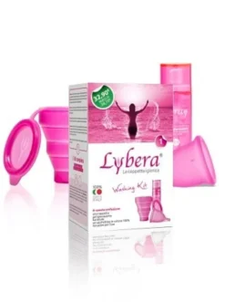 Lybera Washing Kit coppetta igienica taglia 1, kit lavaggio