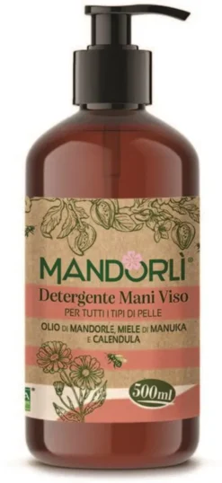 MANDORLI DETERGENTE MANI VISO PER TUTTI I TIPI DI PELLE 500 ML