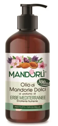 MANDORLI ERBE MEDITERRANEE OLIO CORPO 300 ML