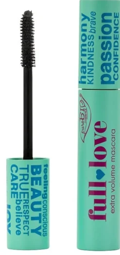 Mascara PuroBio Full Love volumizzante per ciglia, 9ml