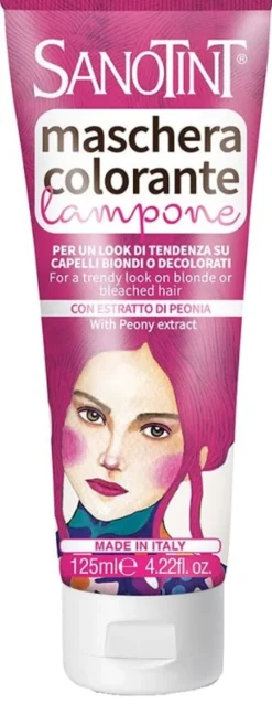 Maschera Colorante Sanotint Color Lamp lampone, 200ml