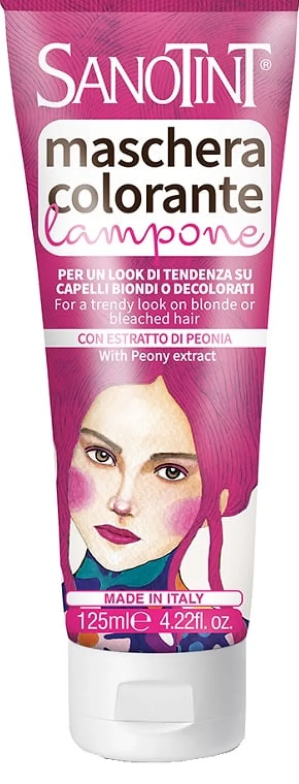 Maschera Colorante Sanotint Color Lamp lampone, 200ml
