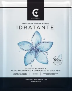 Maschera Idratante in Tessuto CEF Viso, Bambù