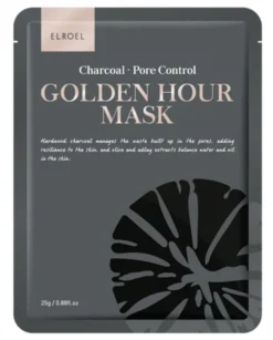 Maschera in tessuto Elroel Golden Hour Charcoal, 25g