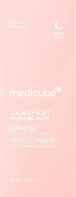 Maschera notturna Medicube Collagen Night Mask viso
