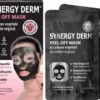 Maschera Peel Off Synergy Derm al carbone vegetale, 4 dosi