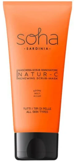 Maschera Scrub Rinnovatore Soha Natur-C viso, tutte le pelli