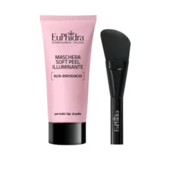 Maschera Soft Peel Illuminante EuPhidra viso, con pennello