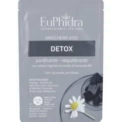 Maschera viso Euphidra Detox purificante, 1 pezzo