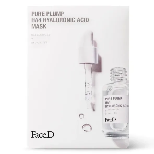 Maschera viso Face D Pure Plump acido ialuronico HA4