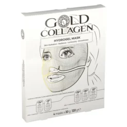 Maschera viso Gold Collagen Hydrogel Mask idratante