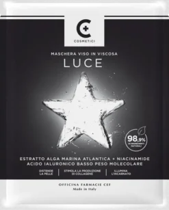 Maschera Viso in Tessuto CEF Luce, effetto schiarente