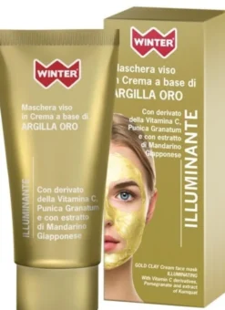 Maschera viso Winter Argilla Oro illuminante, in crema