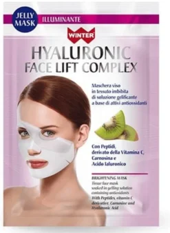 Maschera viso Winter Hyaluronic illuminante in tessuto