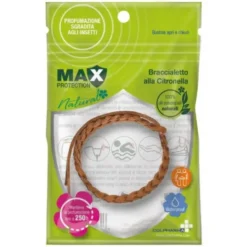 MAX PROTECTION BRACCIALETTO ALLA CITRONELLA ECOPELLE