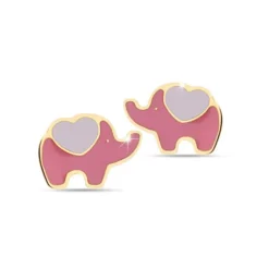 MEDICAL JEWELS ORECCHINO 429 ELEFANTINO CON CUORE