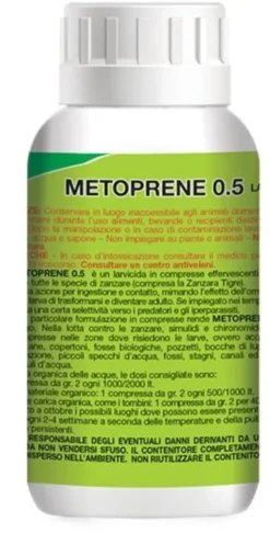 METOPRENE 0,5 LARVICIDA ANTIZANZARE 10 COMPRESSE 20 G