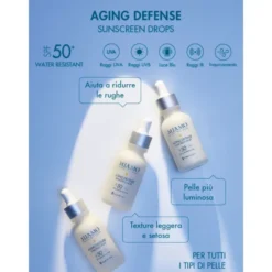MIAMO NEW FORMULA MIAMO LONGEVITY PLUS AGING DEFENSE SUNSCREEN DROPS SPF50+ 30 ML