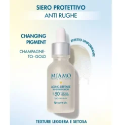 MIAMO NEW FORMULA MIAMO LONGEVITY PLUS AGING DEFENSE SUNSCREEN DROPS SPF50+ 30 ML