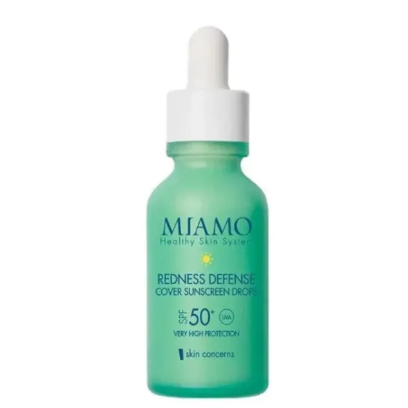 MIAMO NEW FORMULA MIAMO SKIN CONCERNS REDNESS DEFENSE COVER SUNSCREEN DROPS NUDE 30 ML