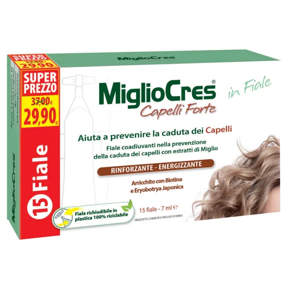 MIGLIOCRES CAPELLI FORTE 15 FIALE X 7 ML