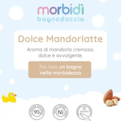 MORBIDI' BAGNODOCCIA MANDORLATTE 250 ML