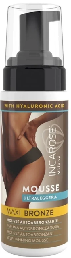 Mousse autoabbronzante Incarose Maxi Bronze, viso e corpo