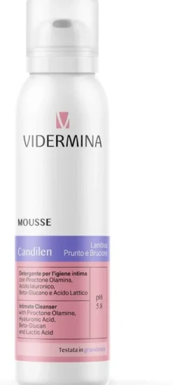 Mousse Detergente Intima Vidermina Candilen, 150ml